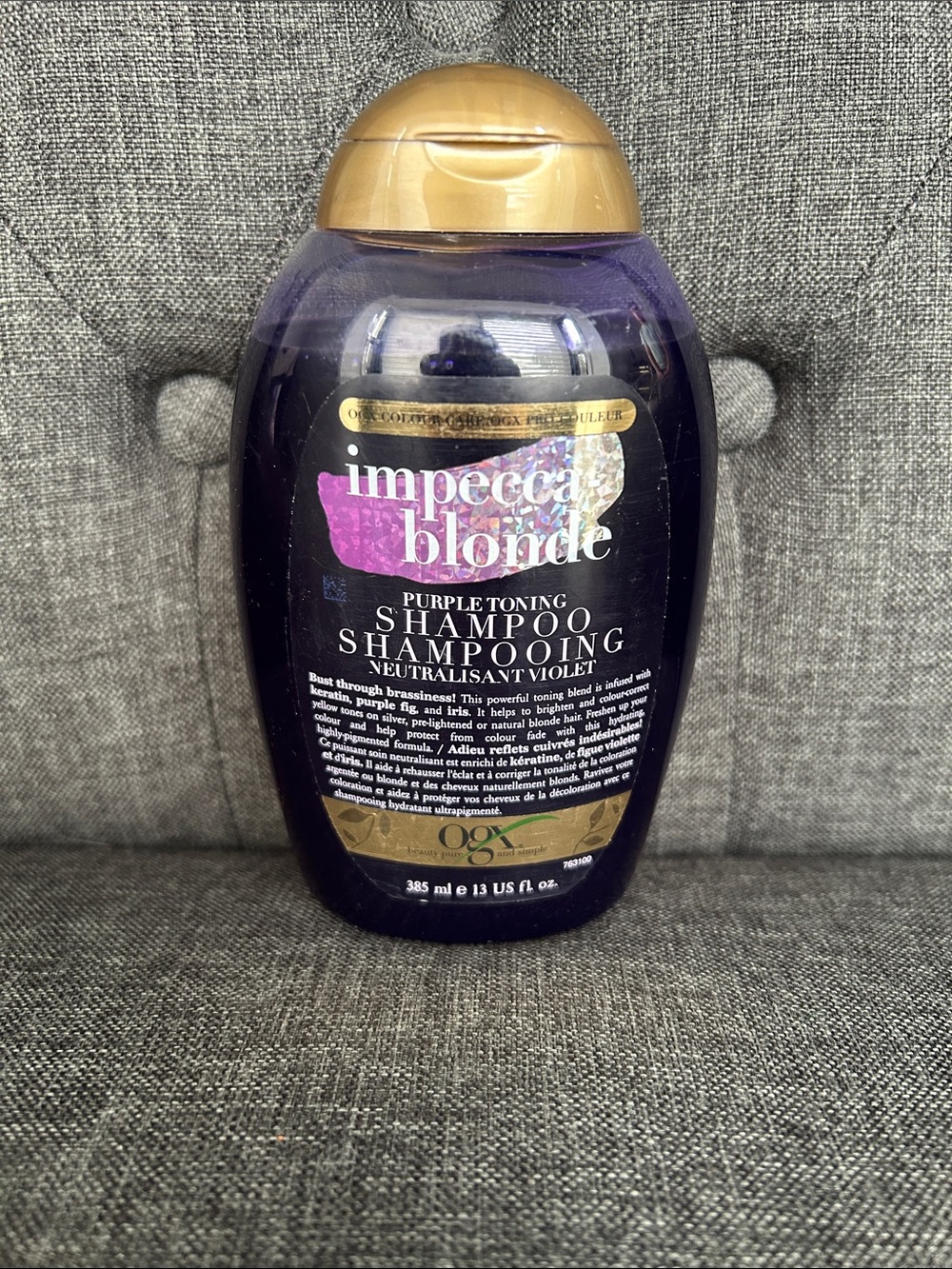 NEW 🆕 OGX Impeccable Blond Purple Toning Shampoo never opened